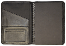 inside view of faux leather Classic planner