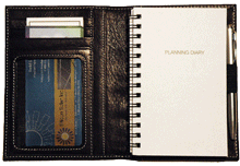 Leather Small Pocket Planner